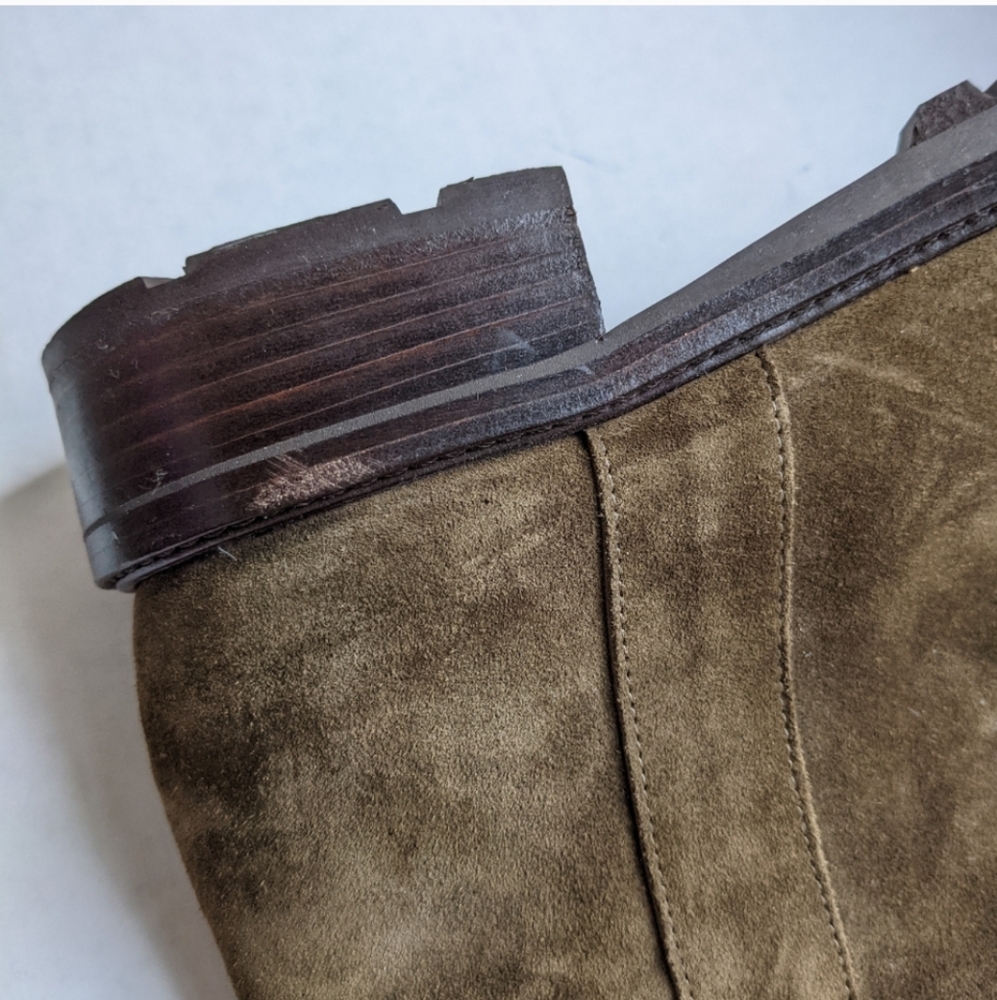 Marni Brown Suede Boots with Lug Sole - Picture 5 of 16